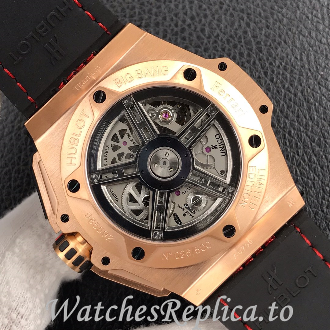 Hublot Replica King Power F1 Rubber strap 45MM - WatchesReplica.is