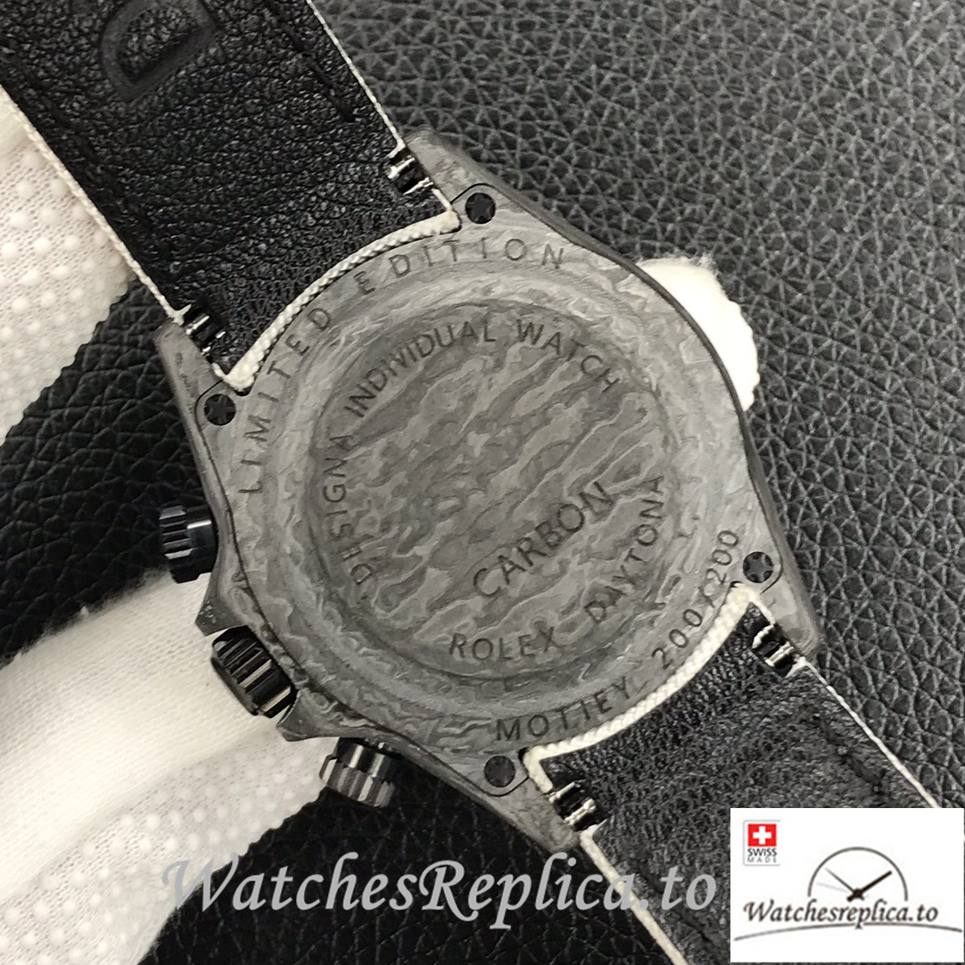 Swiss Rolex Daytona Replica Canvas strap 40MM - WatchesReplica.is