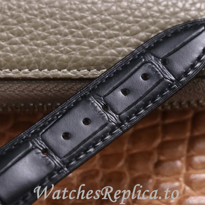 Patek Philippe Replica Complications Leather Rubber strap 42MM - WatchesReplica.is
