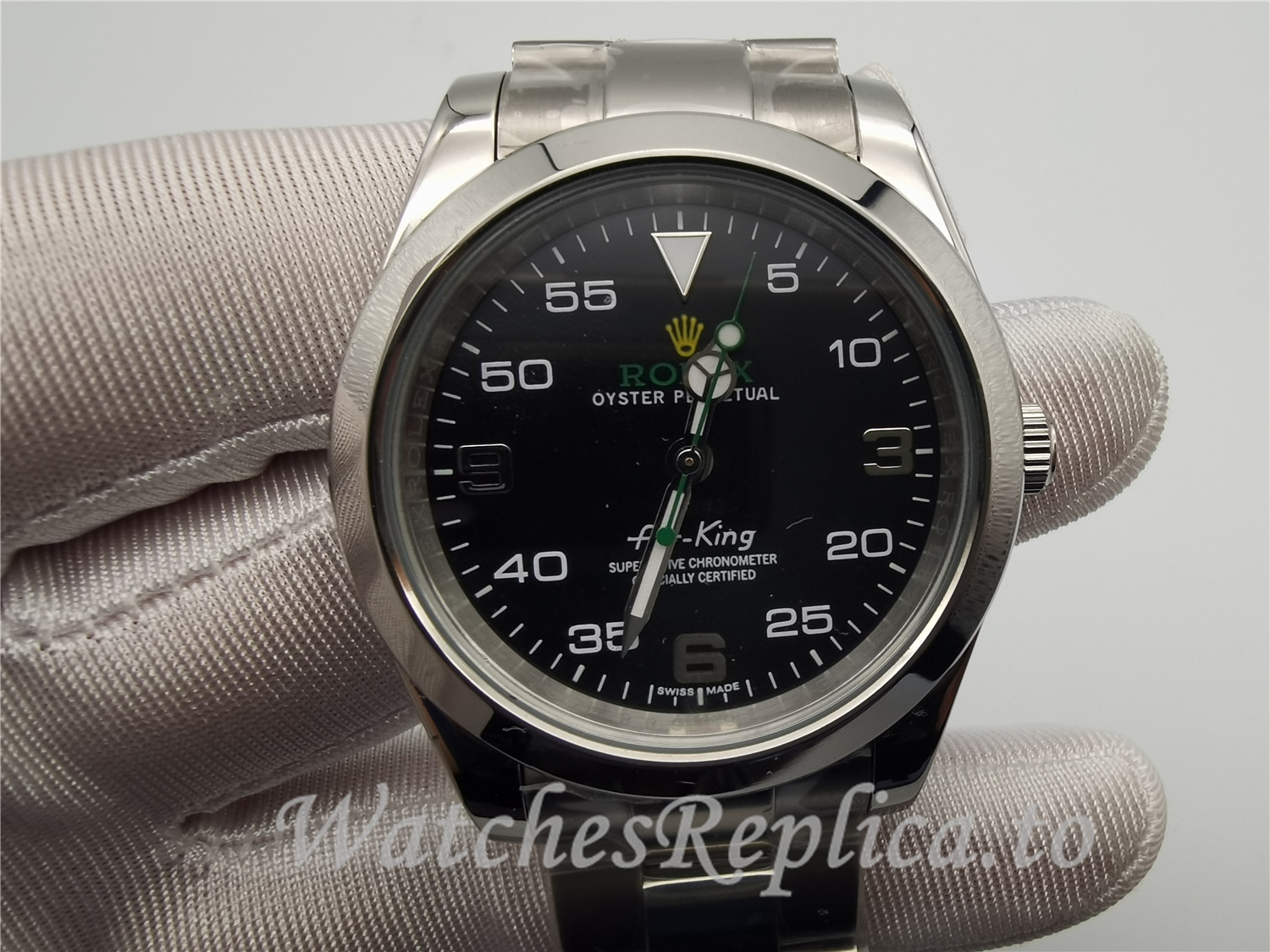 Rolex Replica Air King 40mm 116900 - WatchesReplica.is