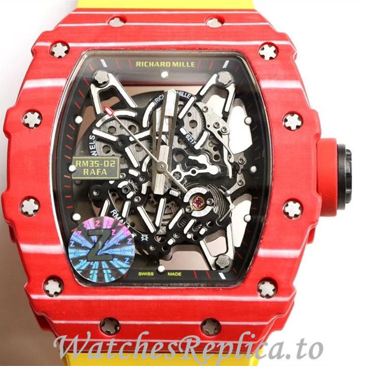 Richard Mille Replica RM35-02 Rubber strap 50MM - WatchesReplica.is