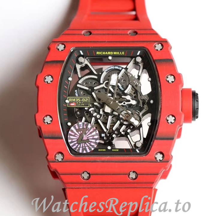 Richard Mille Replica RM35-02 Rubber strap 50MM - WatchesReplica.is