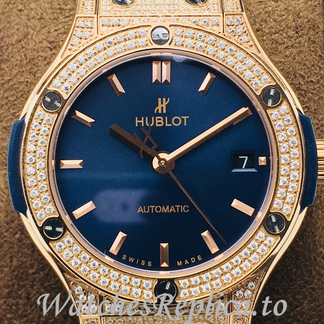 Hublot Replica Classic-Fusion-Series Leather strap 38MM - WatchesReplica.is