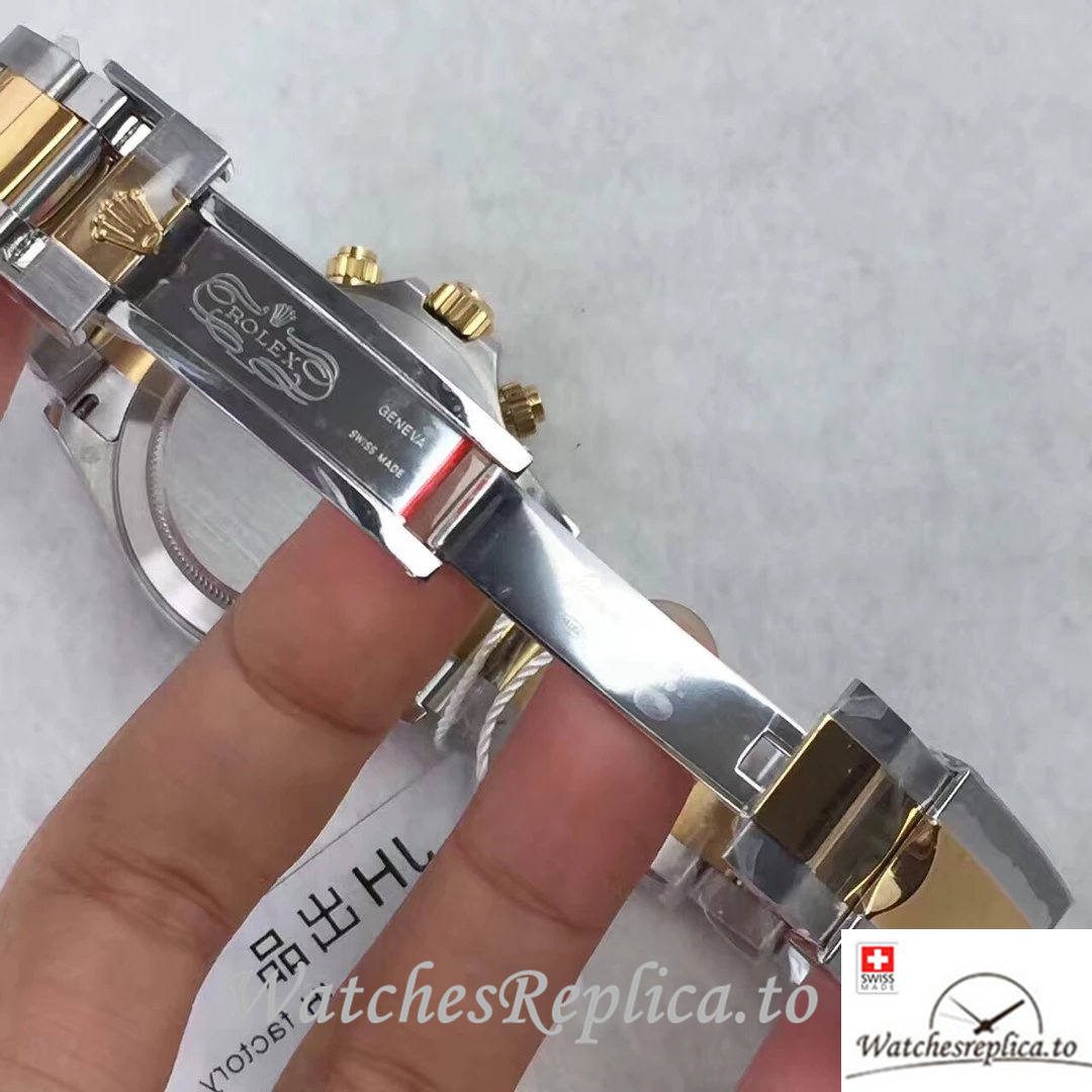 Swiss Rolex Daytona Replica 116519LN Stainless steel strap 40MM - WatchesReplica.is