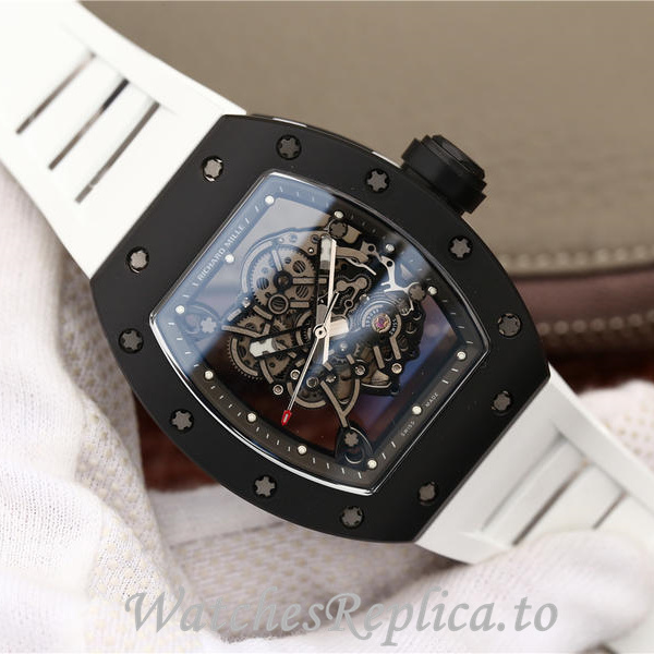 Richard Mille Replica RM055 Rubber strap 50MM - WatchesReplica.is
