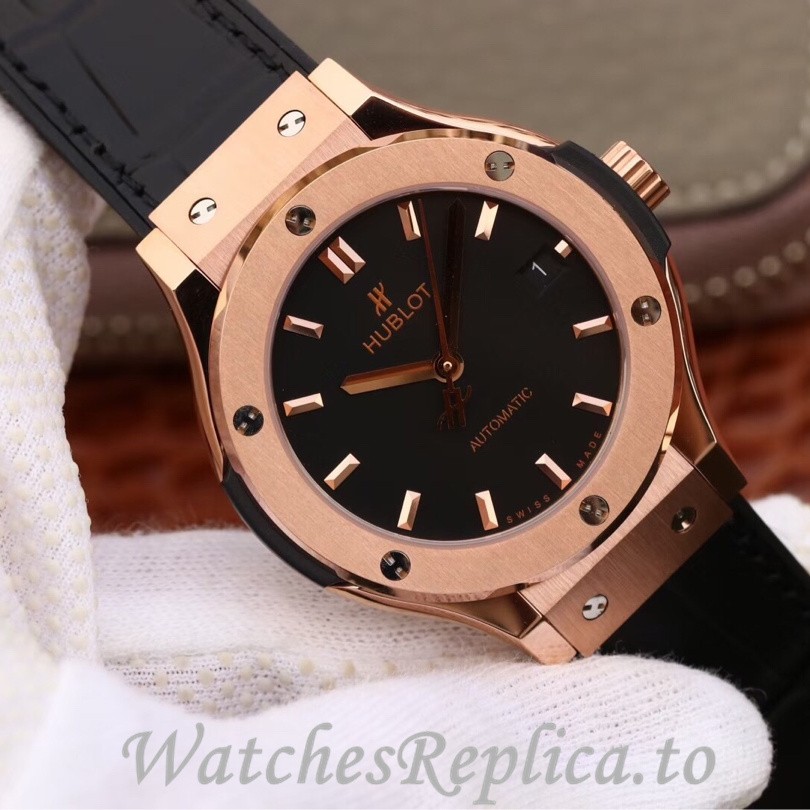 Hublot Replica 511.zp Leather strap 42MM - WatchesReplica.is