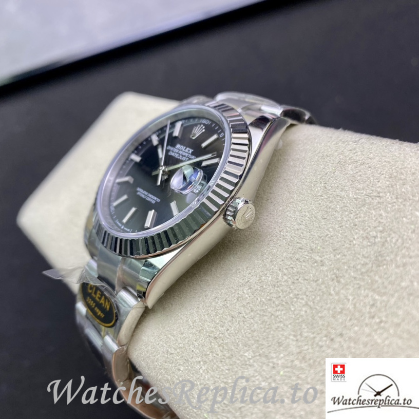 Swiss Rolex Datejust 126334 Replica Stainless steel strap 41MM - WatchesReplica.is