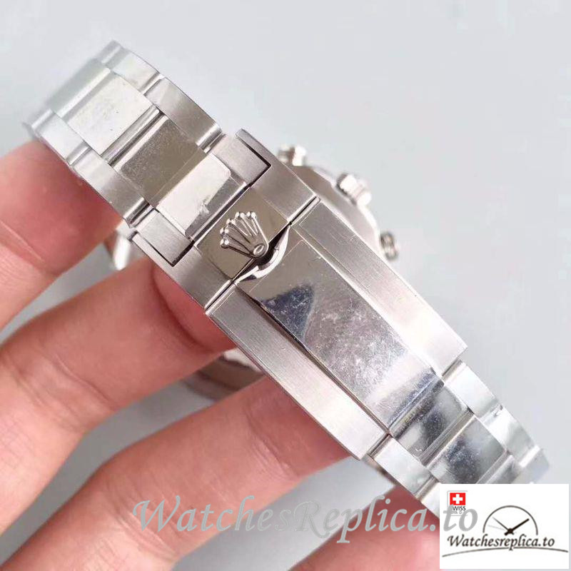 Swiss Rolex Yacht Master II Replica 116689 Silver Bezel 44MM - WatchesReplica.is