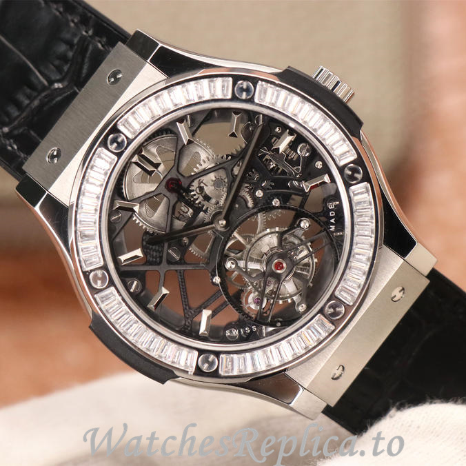 Hublot Replica Classic Fusion Series Leather strap 45MM - WatchesReplica.is