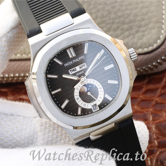 Patek Philippe Replica Nautilus 5726 Rubber strap 40.5MM - WatchesReplica.is