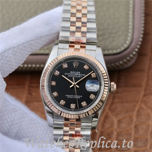 Swiss Rolex Datejust Replica 126231 Stainless steel strap 36MM - WatchesReplica.is