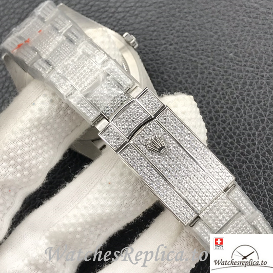 Swiss Rolex Datejust Replica Stainless steel strap 41MM - WatchesReplica.is