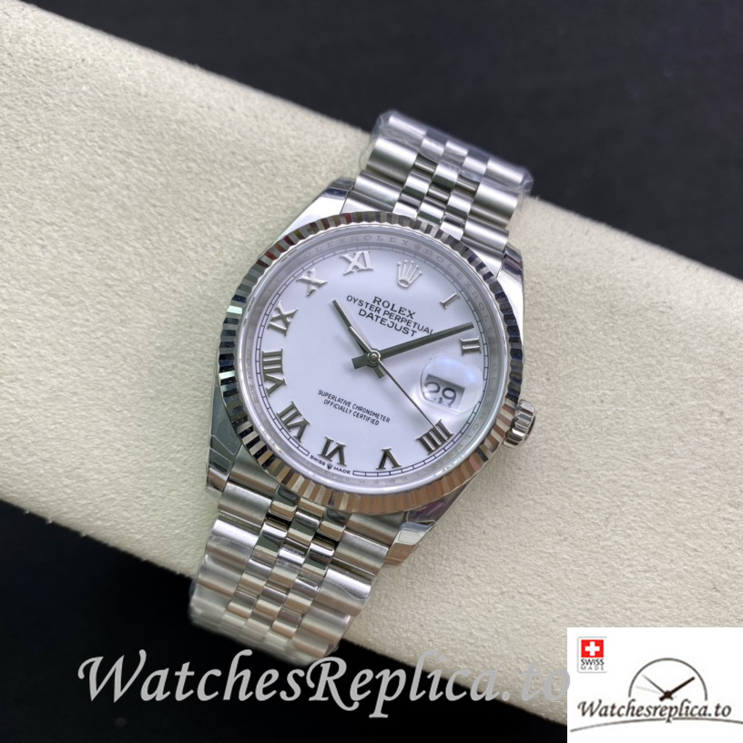 Swiss Rolex Datejust Replica 126233 Stainless steel strap 36MM - WatchesReplica.is