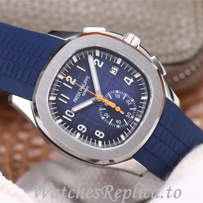 Patek Philippe Replica Aquanaut 5968A-001 Rubber strap 40MM - WatchesReplica.is