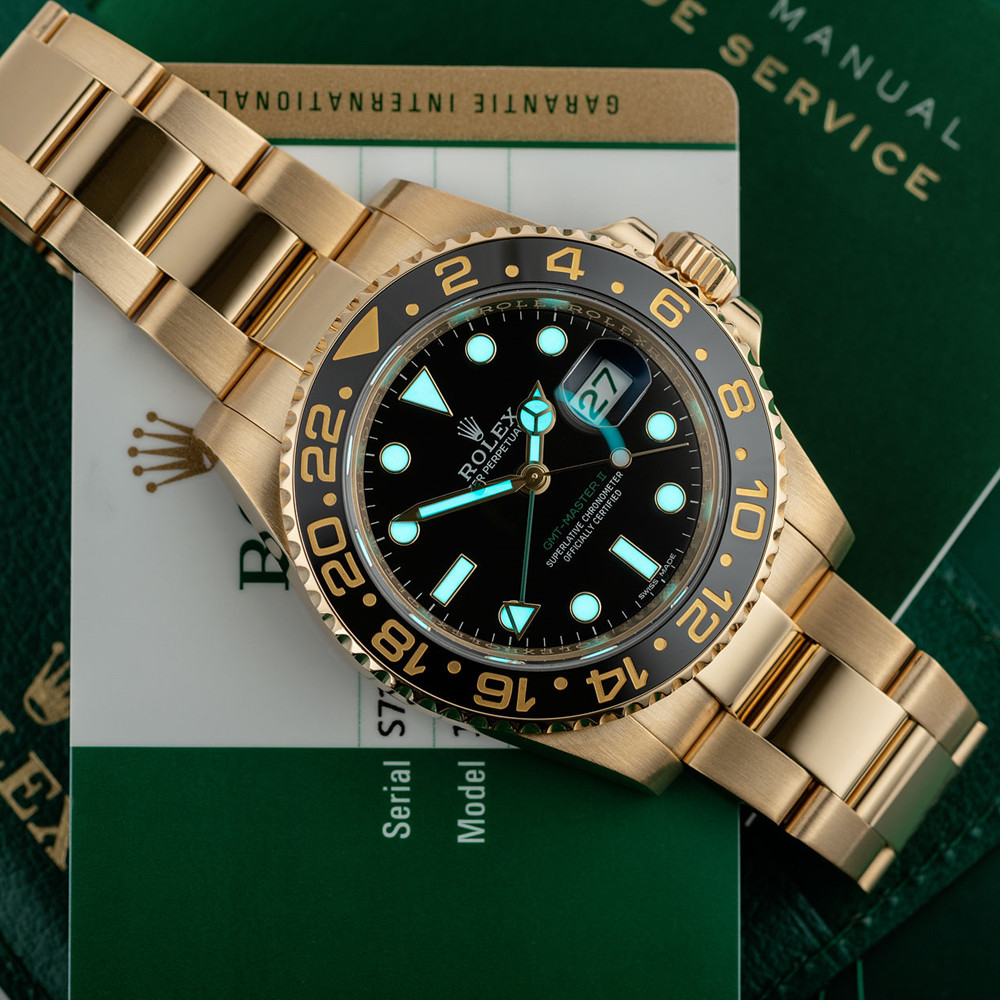 Replica Rolex GMT-Master 116718 LN BL 40MM - WatchesReplica.is