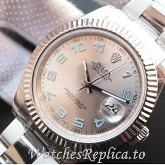 Swiss Rolex Datejust Replica 116334 Stainless steel strap 41MM - WatchesReplica.is
