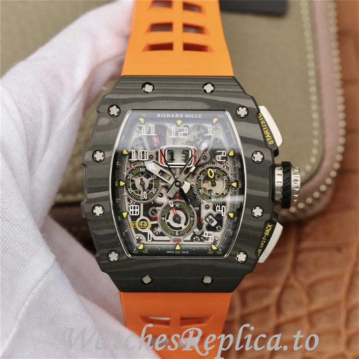 Richard Mille Replica RM11-03 Rubber strap 50MM - WatchesReplica.is