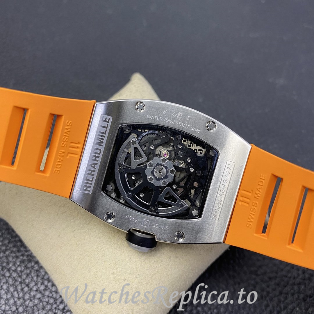 Richard Mille Replica RM010 Rubber strap 48MM - WatchesReplica.is