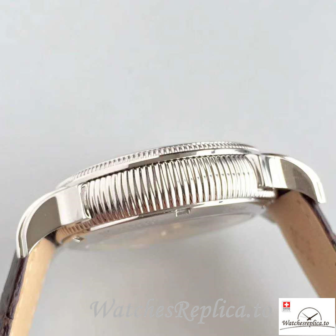 Swiss Patek Philippe Tourbillon Moonphase Replica Black Strap 42MM - WatchesReplica.is