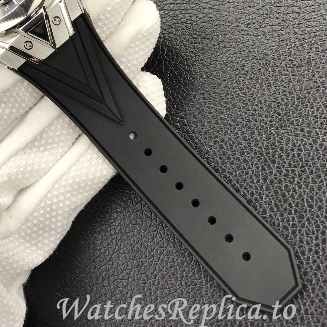 Hublot Replica Big Bang Sang Bleu II Rubber strap 45MM - WatchesReplica.is