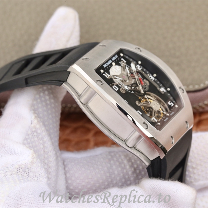 Richard Mille Replica RM001 Rubber strap 50MM - WatchesReplica.is