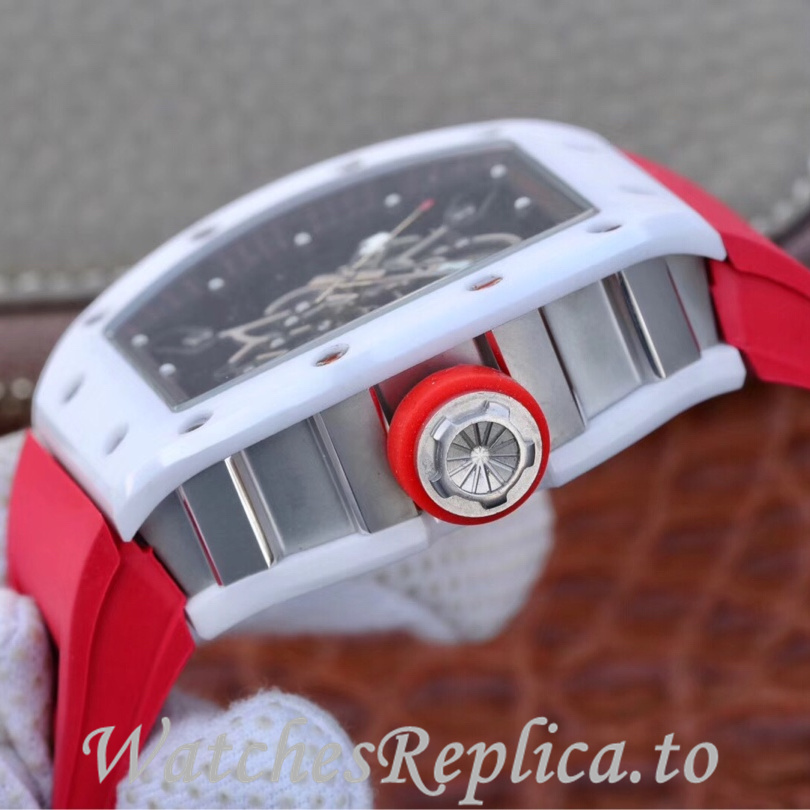 Richard Mille Replica RM055 Rubber strap 50MM - WatchesReplica.is