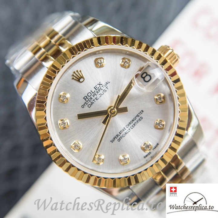 Swiss Rolex Datejust Replica 178273 Stainless steel strap 31MM - WatchesReplica.is