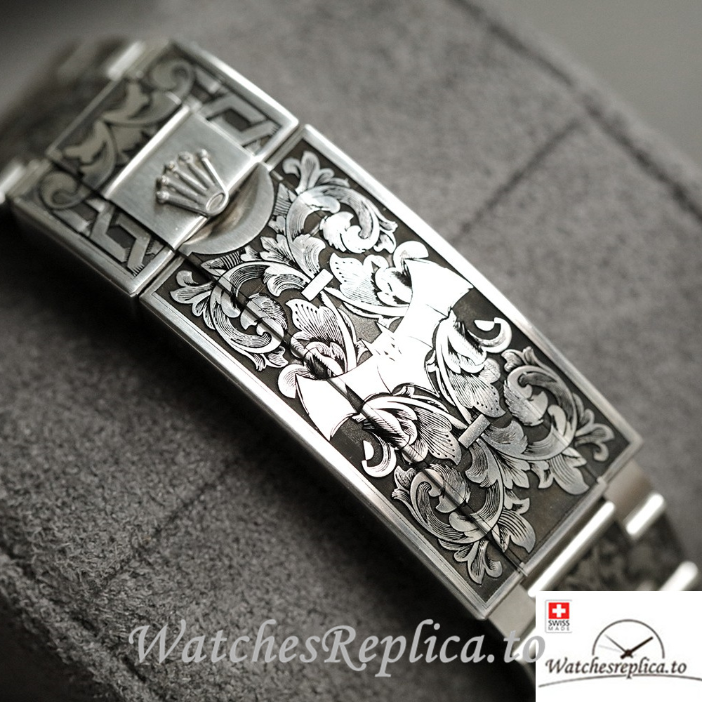 Swiss Rolex Submariner Replica Stainless steel strap 40MM Black Case - WatchesReplica.is