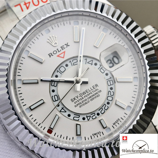 Swiss Rolex Oyster Perpetual Replica 326934-0001 Stainless steel strap 42MM - WatchesReplica.is