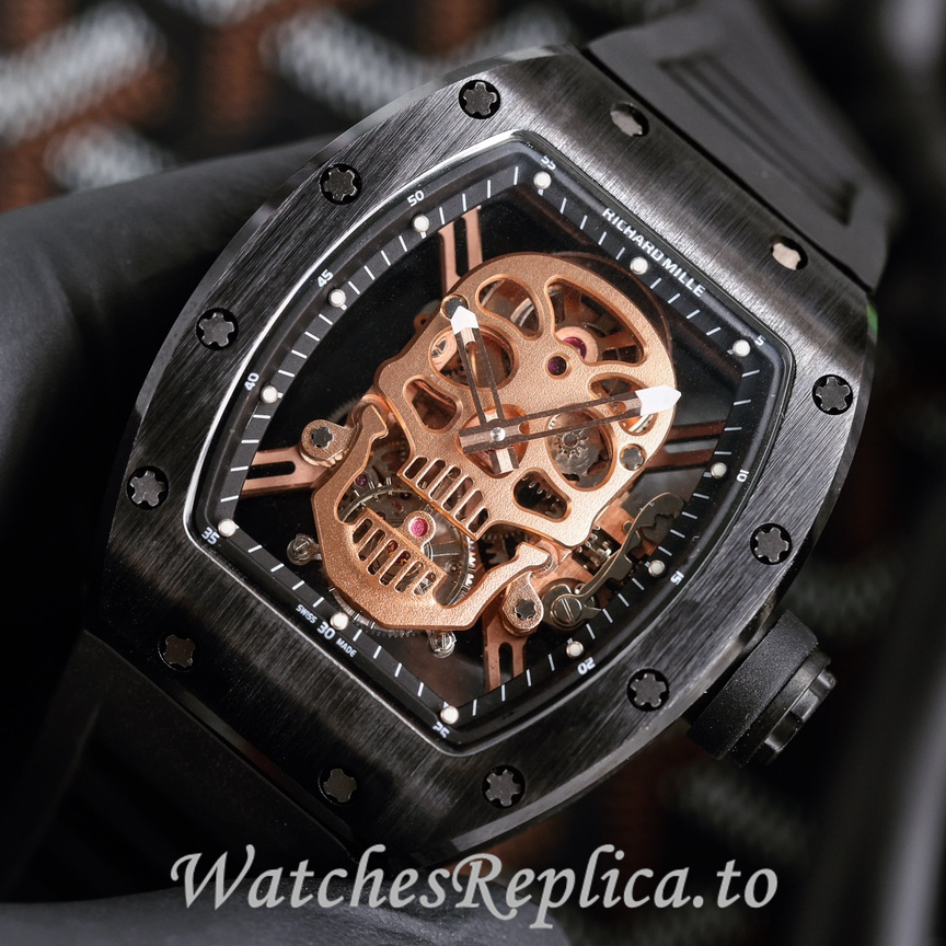 Richard Mille Replica RM052 Rubber strap 50MM - WatchesReplica.is