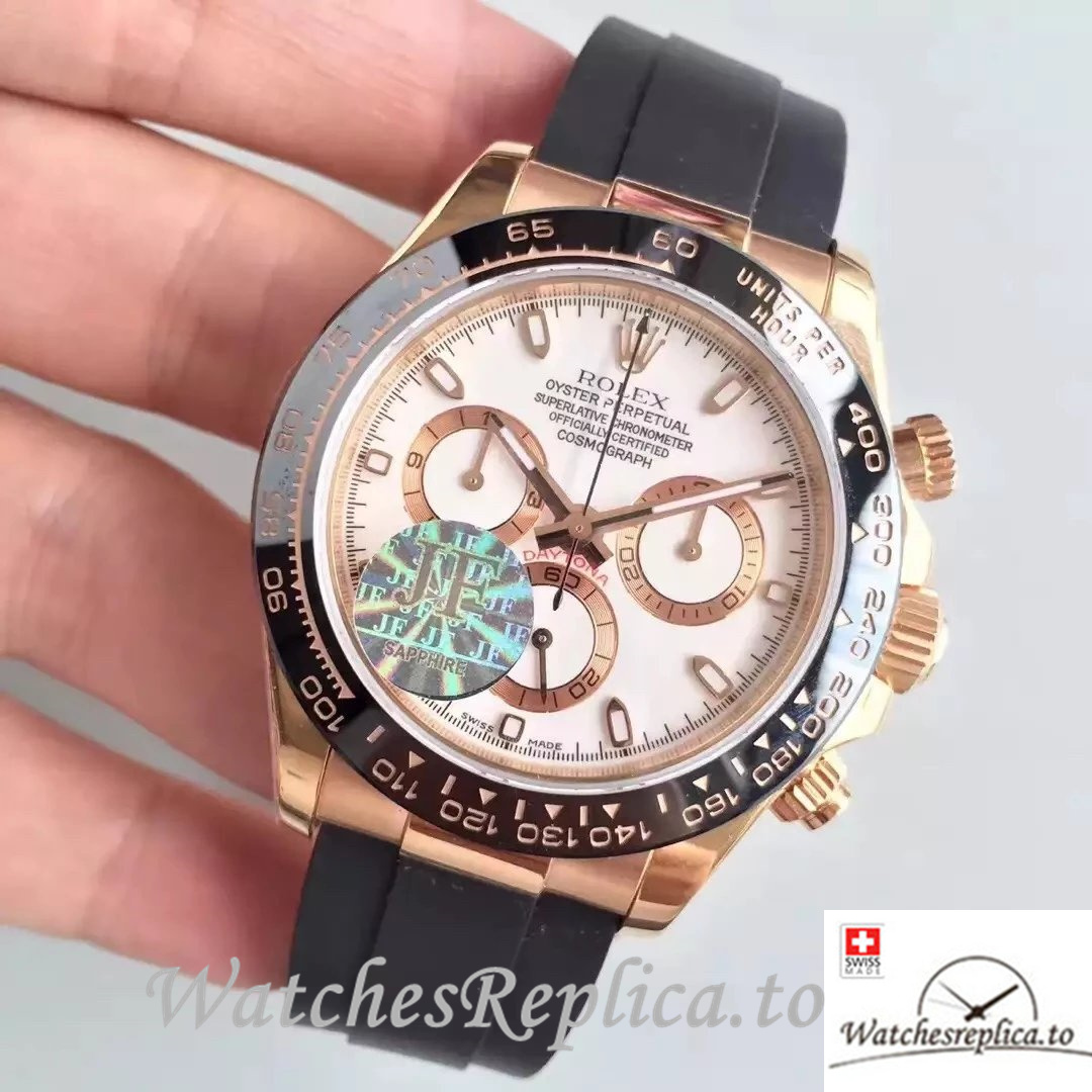 Swiss Rolex Daytona Replica 116515 Rubber strap 40MM - WatchesReplica.is
