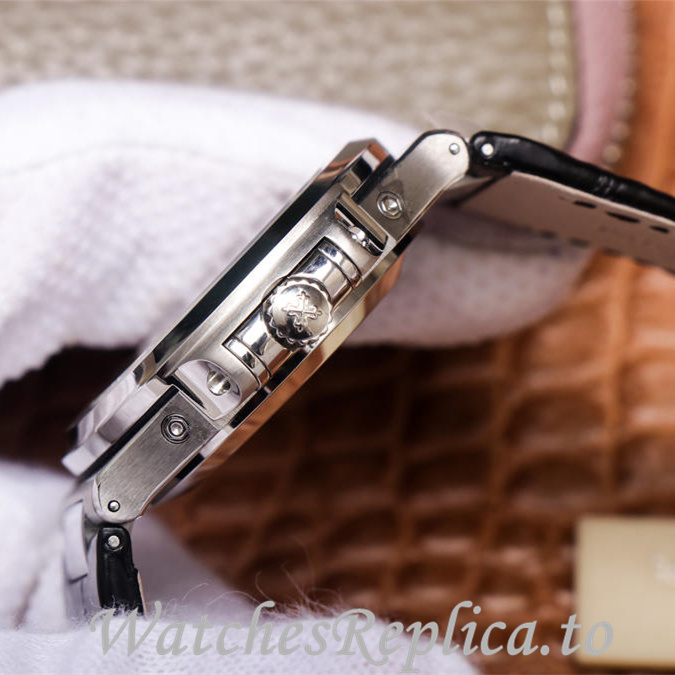 Patek Philippe Replica Nautilus 5726 Leather strap 40.5MM - WatchesReplica.is