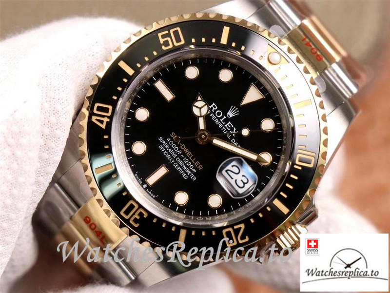 Swiss Rolex Sea Dweller Replica M126603 Black Bezel 43MM - WatchesReplica.is