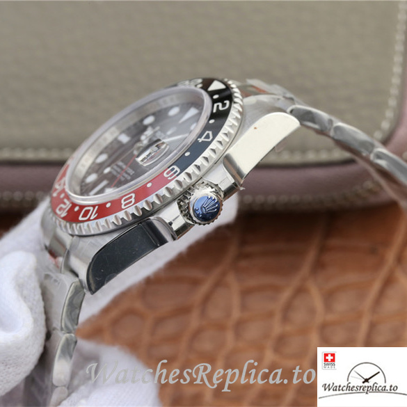 Swiss Rolex GMT-Master Replica 116710 Stainless steel strap 40MM - WatchesReplica.is