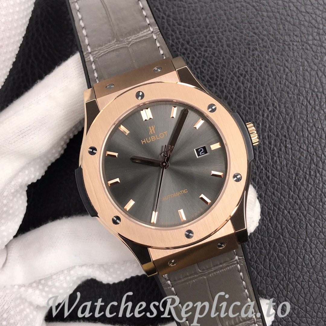 Hublot Replica Classic Fusion Series Leather strap 45MM - WatchesReplica.is