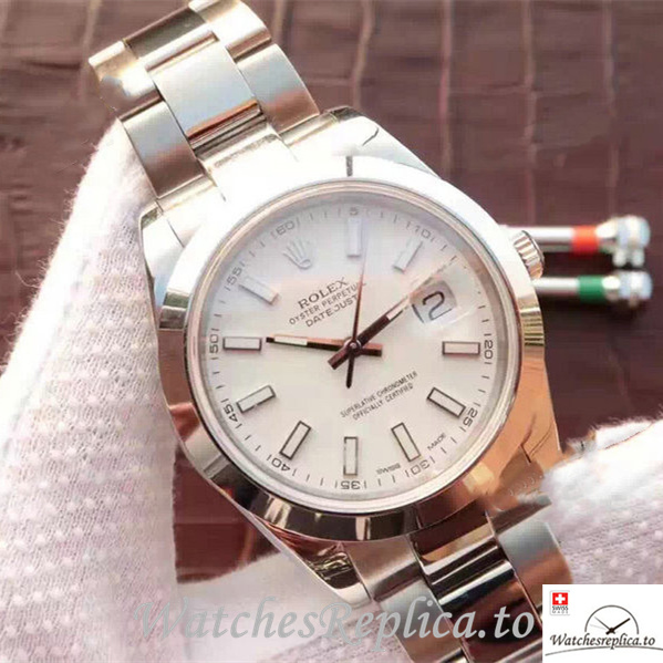 Swiss Rolex Datejust 116200-72600 Stainless steel strap 41MM - WatchesReplica.is