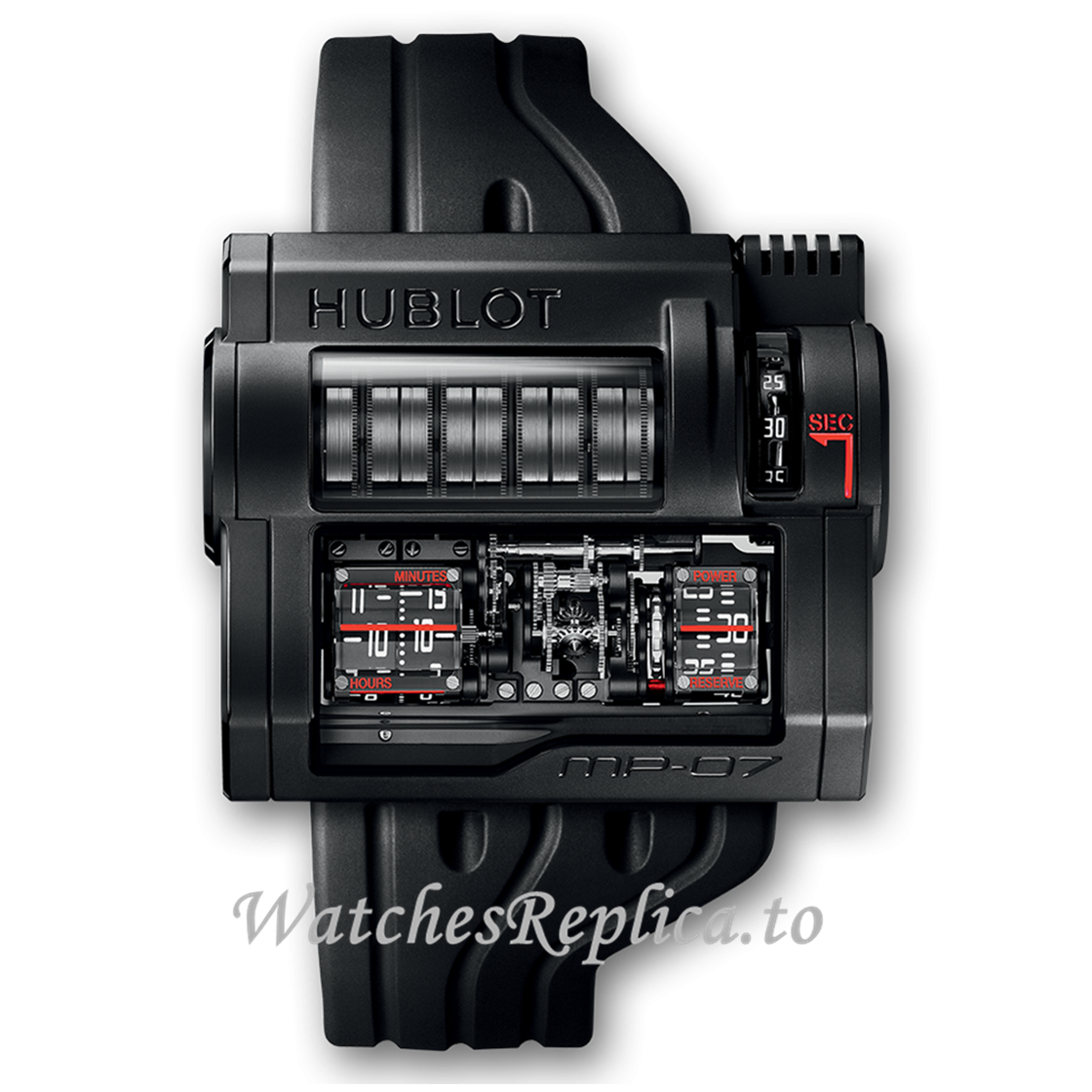 Replica Hublot MP-07 Titanium 907.ND.0001.RX 40 Days Power Reserve Watch - WatchesReplica.is