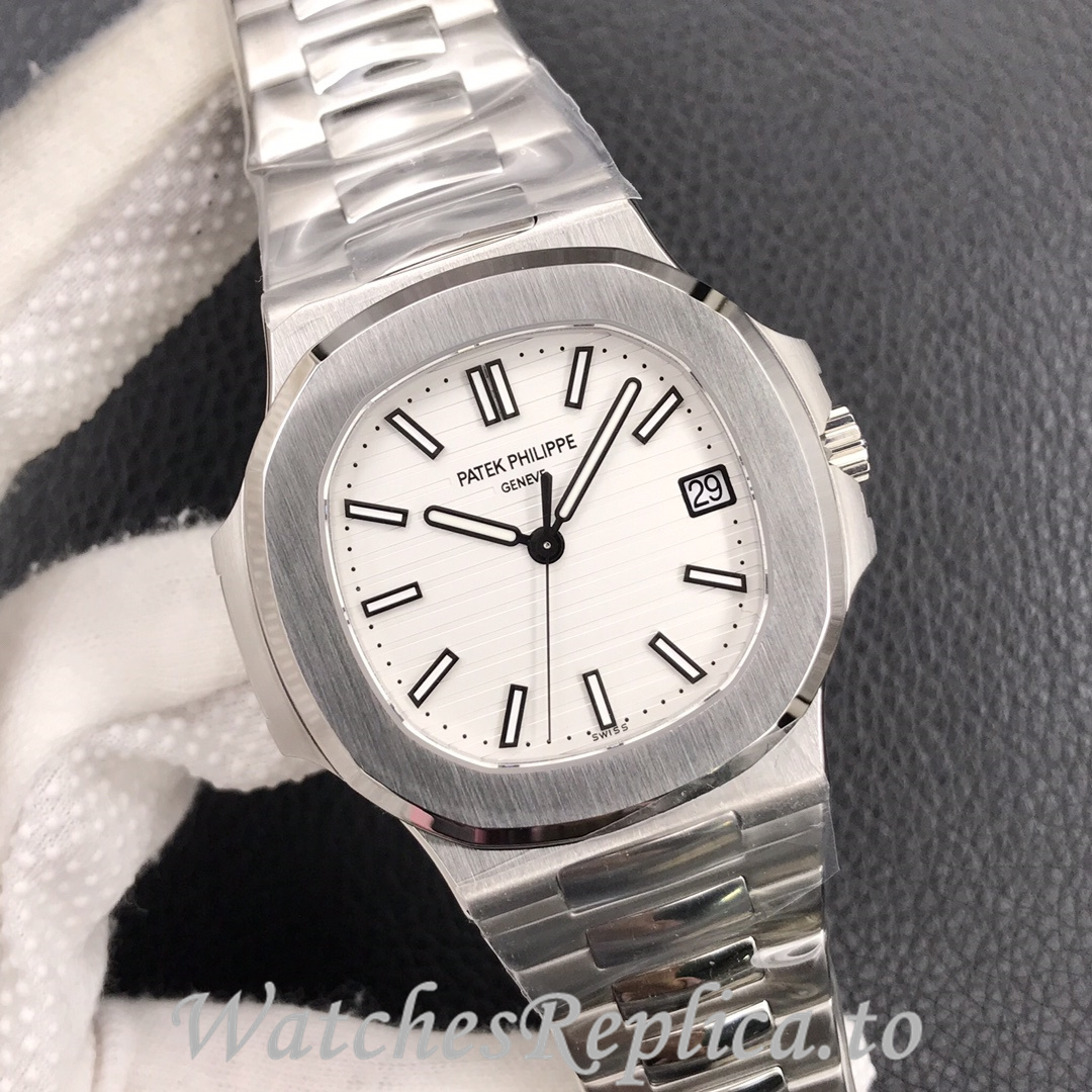 Patek Philippe Replica Nautilus 5711 Stainless steel strap 40MM - WatchesReplica.is