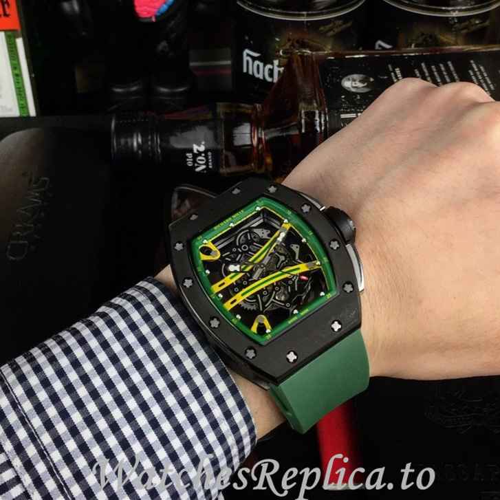 Richard Mille Replica RM61-01 Rubber strap 50MM - WatchesReplica.is