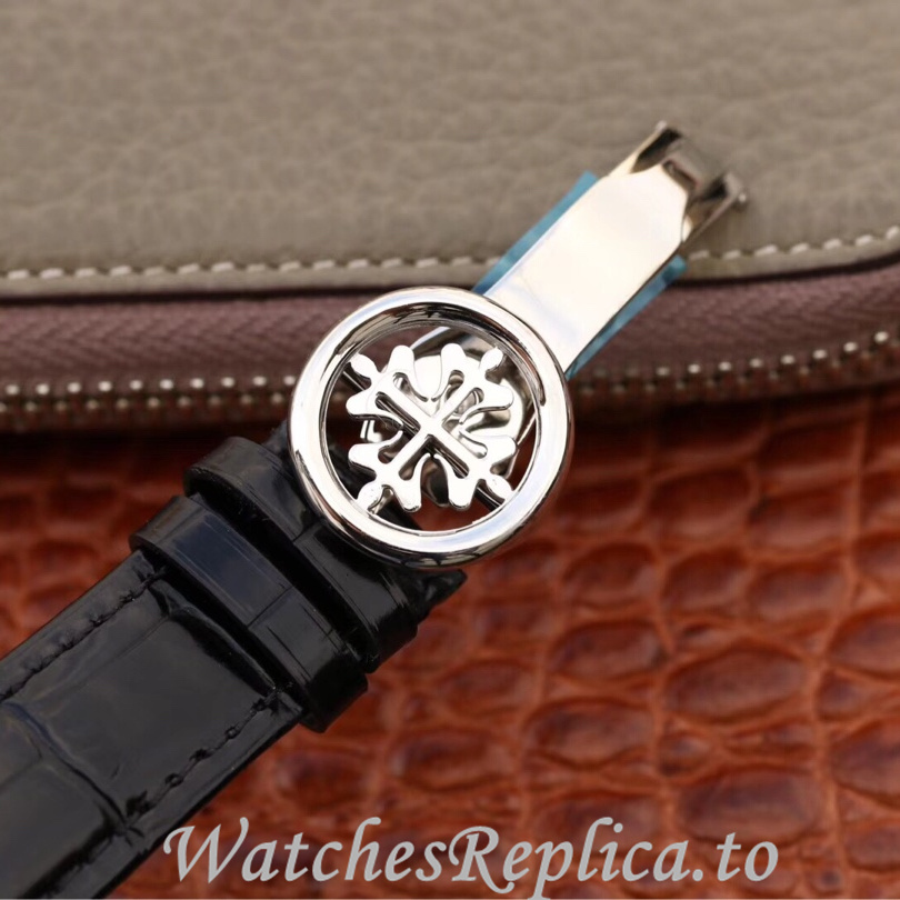 Patek Philippe Replica Complications 5102 Leather strap 43MM - WatchesReplica.is