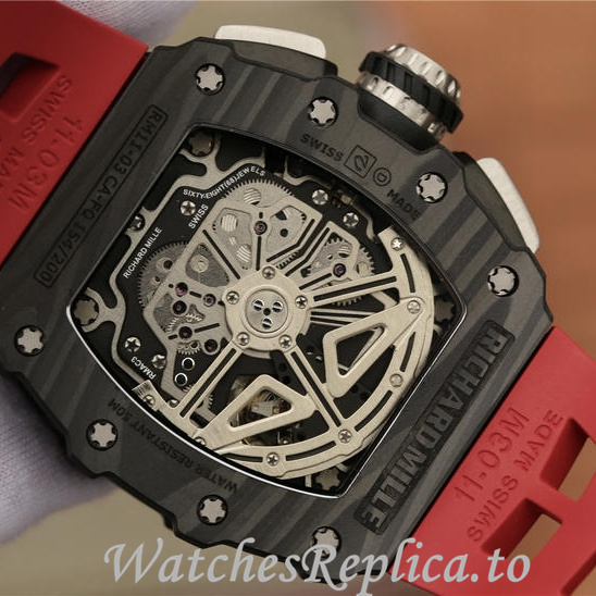 Richard Mille Replica RM11-03 Rubber strap 50MM - WatchesReplica.is