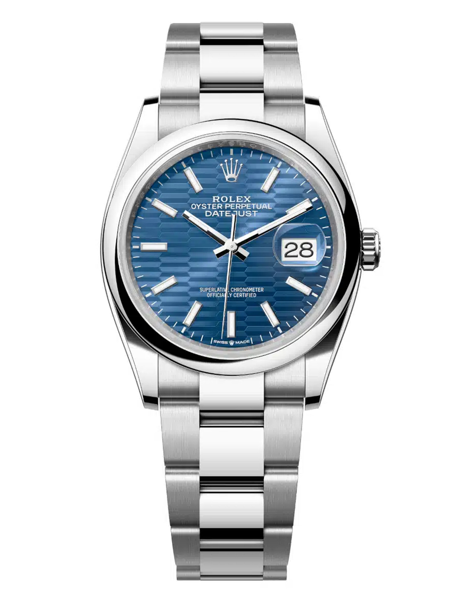 Rolex Datejust 36mm Blue Dial 126200-0022 - WatchesReplica.is