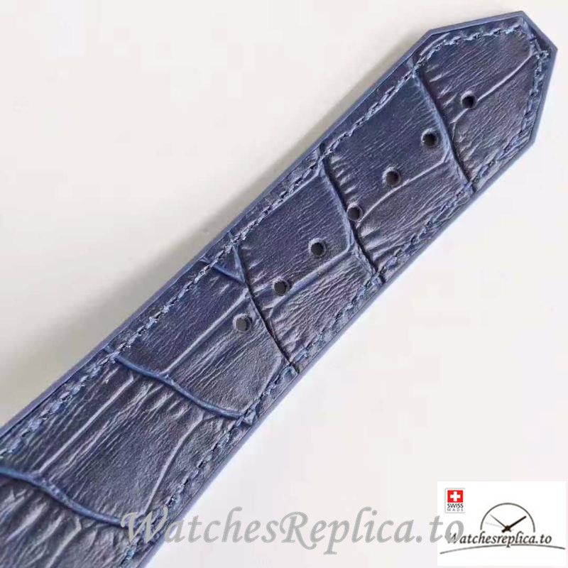 Swiss Hublot Classic Fusion Titanium Blue Replica 511.NX.7170.LR Blue Strap 45MM - WatchesReplica.is