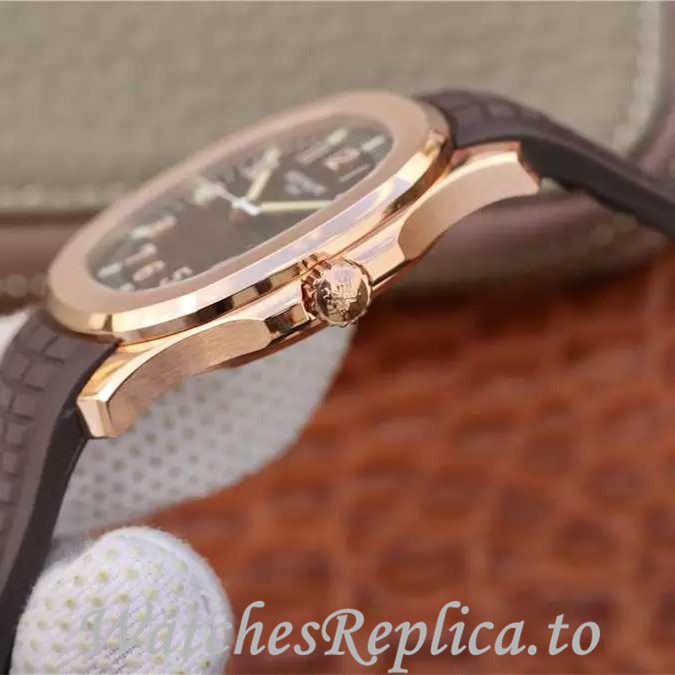 Patek Philippe Replica Aquanaut Rubber strap 42MM - WatchesReplica.is