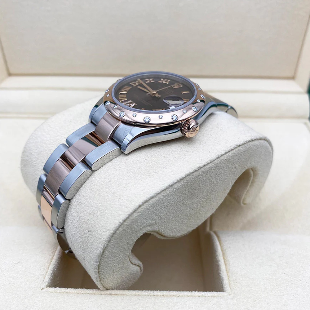 Rolex Datejust Chocolate Diamond Roman Dial 31mm 278341RBR - WatchesReplica.is