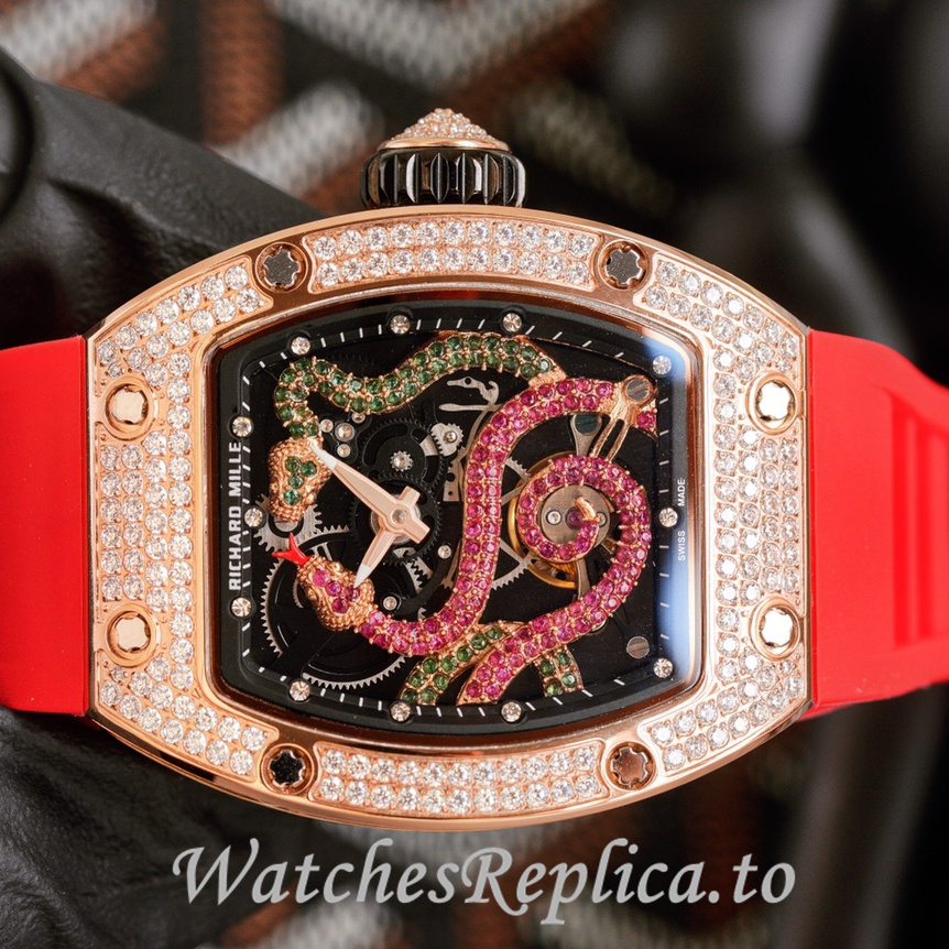 Richard Mille Replica RM26-01 Rubber strap 50MM - WatchesReplica.is