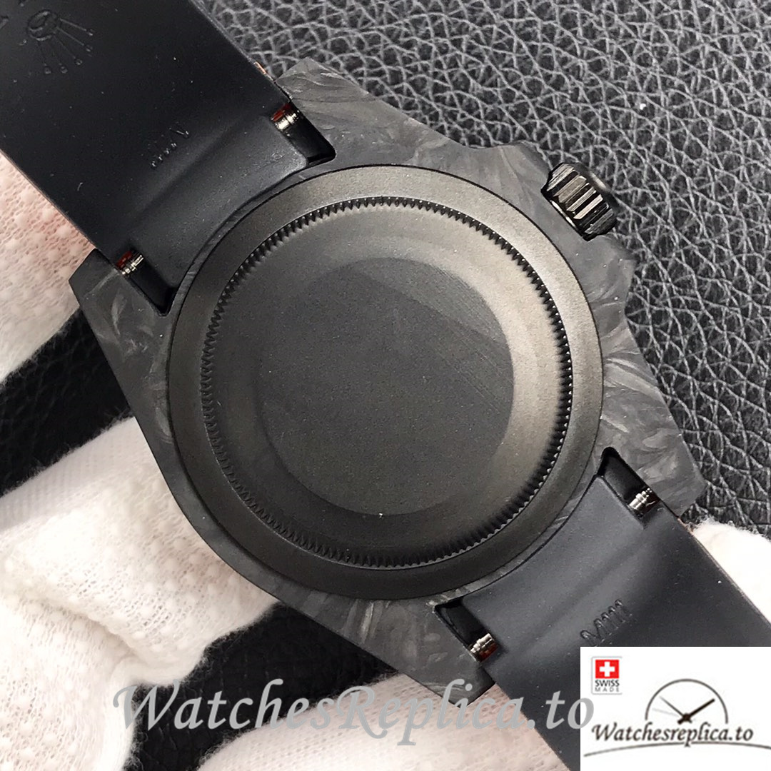 Swiss Rolex GMT-Master Replica Rubber strap 40MM - WatchesReplica.is