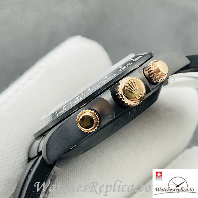 Swiss Rolex Daytona Replica Rubber strap 40MM - WatchesReplica.is
