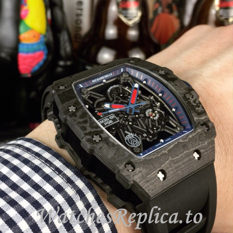 Richard Mille Replica RM35-02 Rubber strap 50MM - WatchesReplica.is