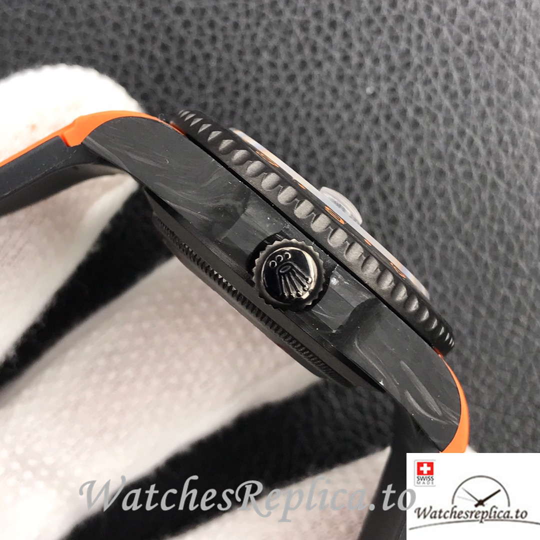 Swiss Rolex GMT-Master Replica Rubber strap 40MM - WatchesReplica.is